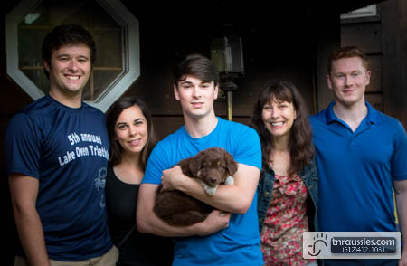 Finley - Red Tri Boy - Is with Henry & Family in MN