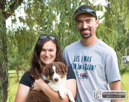 Lindy - Red Tri Girl - Is with Andrea & Matt in MN