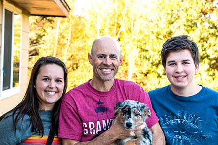 Cookie-Blue Merle Girl with Copper - Is with Umphress family in MN