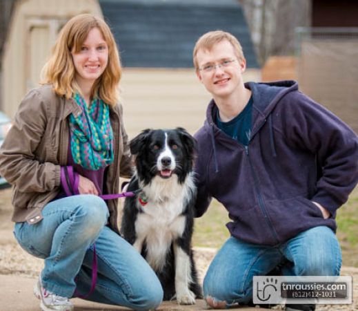 Rosie-Blk & White Bi Female - Is with Kinney & Family in MN