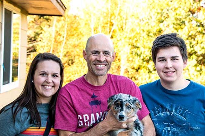 Cookie-Blue Merle Girl with Copper - Is with Umphress family in MN